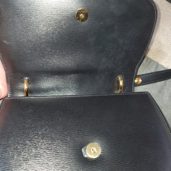 Authentic Tom Ford 001 Lock Mini Flap Shoulder Bag color BLACK - Picture 5 of 15